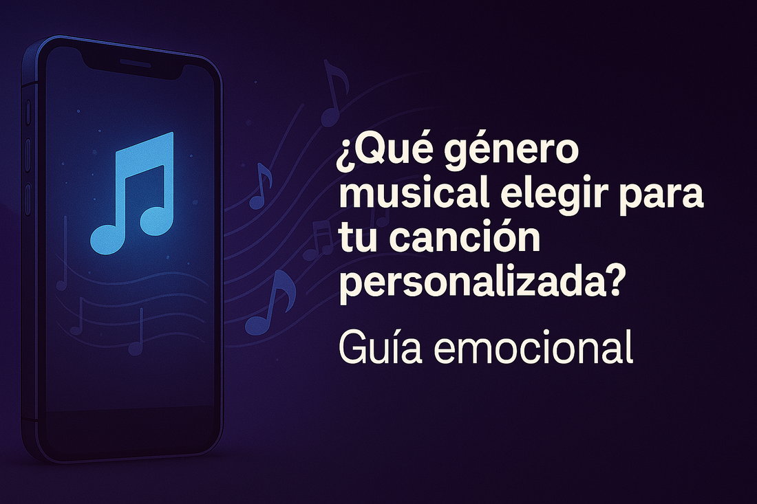 ¿Qué género musical elegir para tu canción personalizada? Guía emocional